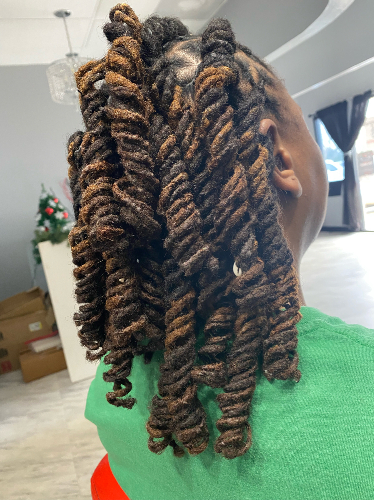 Retwist With Curls