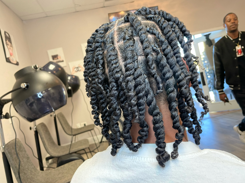 Men Double Strand Twist