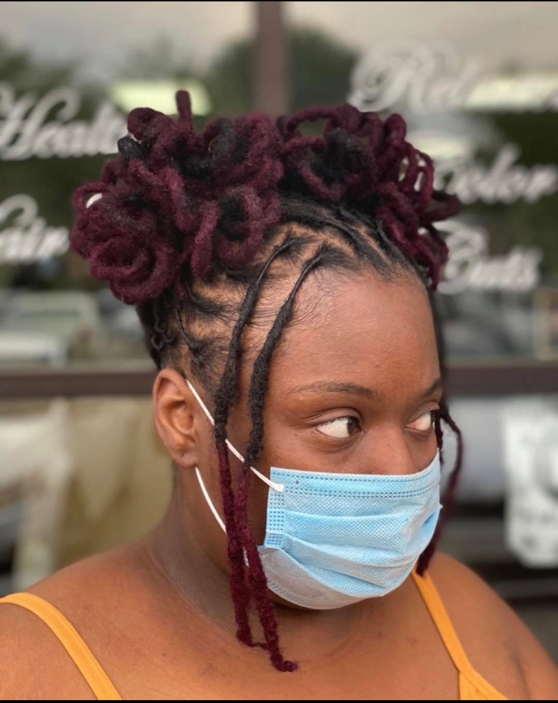 Loc Retwist w/style