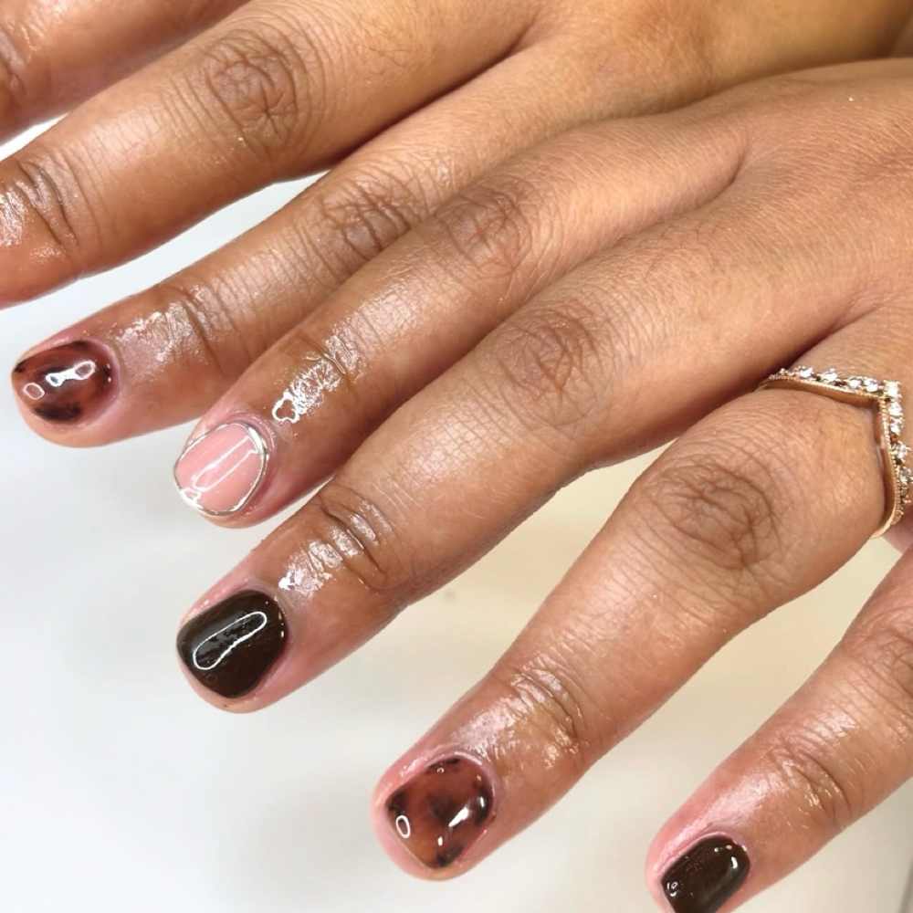 Soft Gel Manicure Multiple Design at naillbell in Montclair, NJ