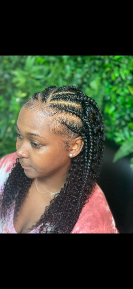 Feed In Curly Sew In