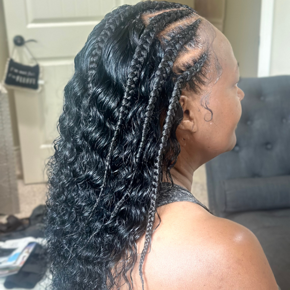 Fulani Braids w/ Sew in
