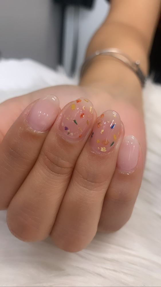 Builder Gel Overlay + Simple Art