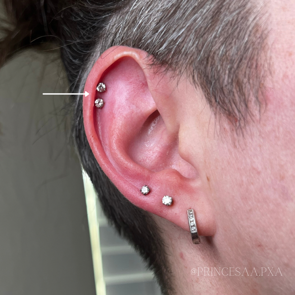 Helix (Cartilage) at Princesaa Piercings x Aesthetics in Chandler, AZ