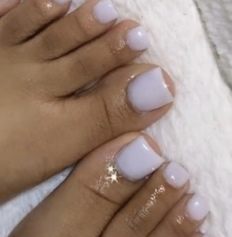 Acrylic On 2 Big Toes