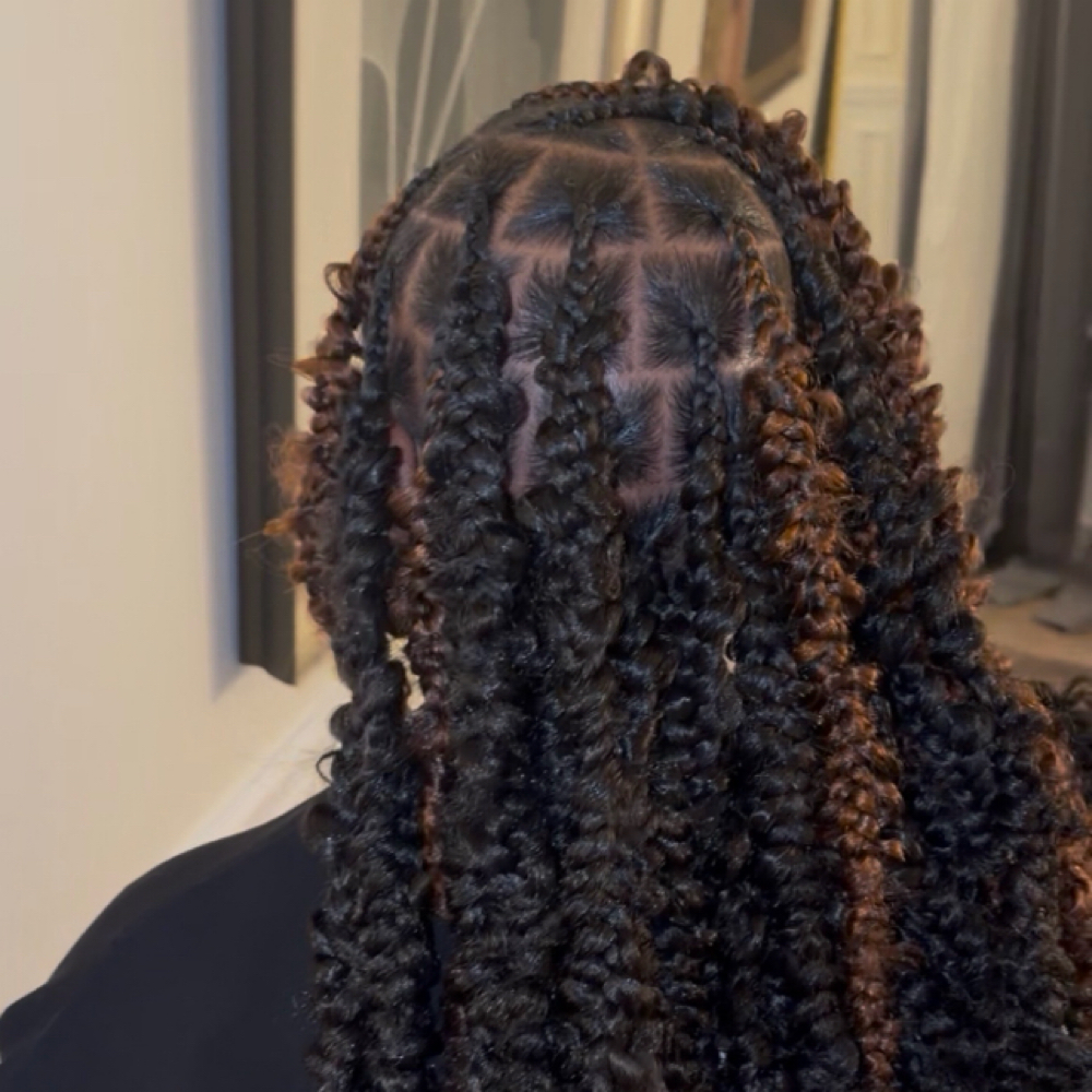 Medium Butterfly Knotless Braids at MarkUrBeauty in Douglasville, GA