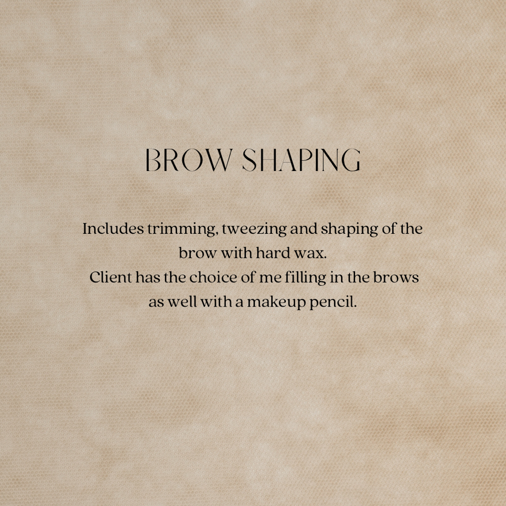 Brow Shaping