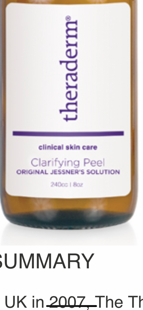 Chemical Peel (Jessner’s)