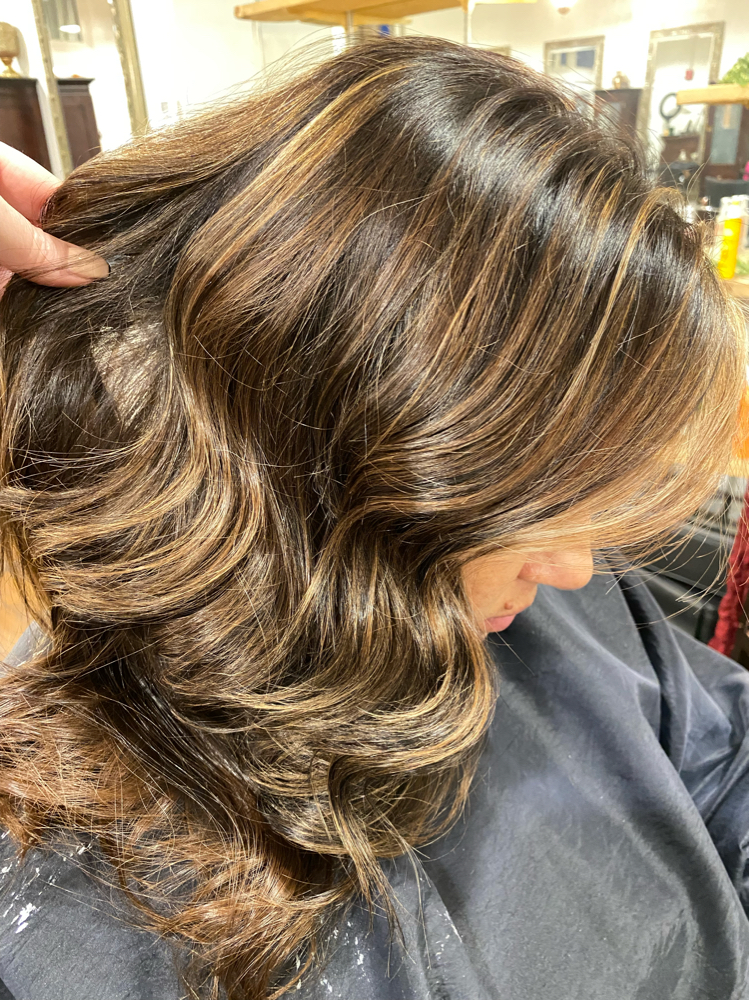 Partial Balayage Gloss\cut