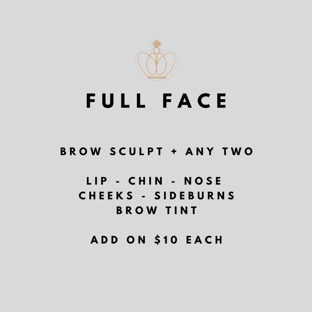 Full Face at Joy Waxing Studio in Parowan, UT