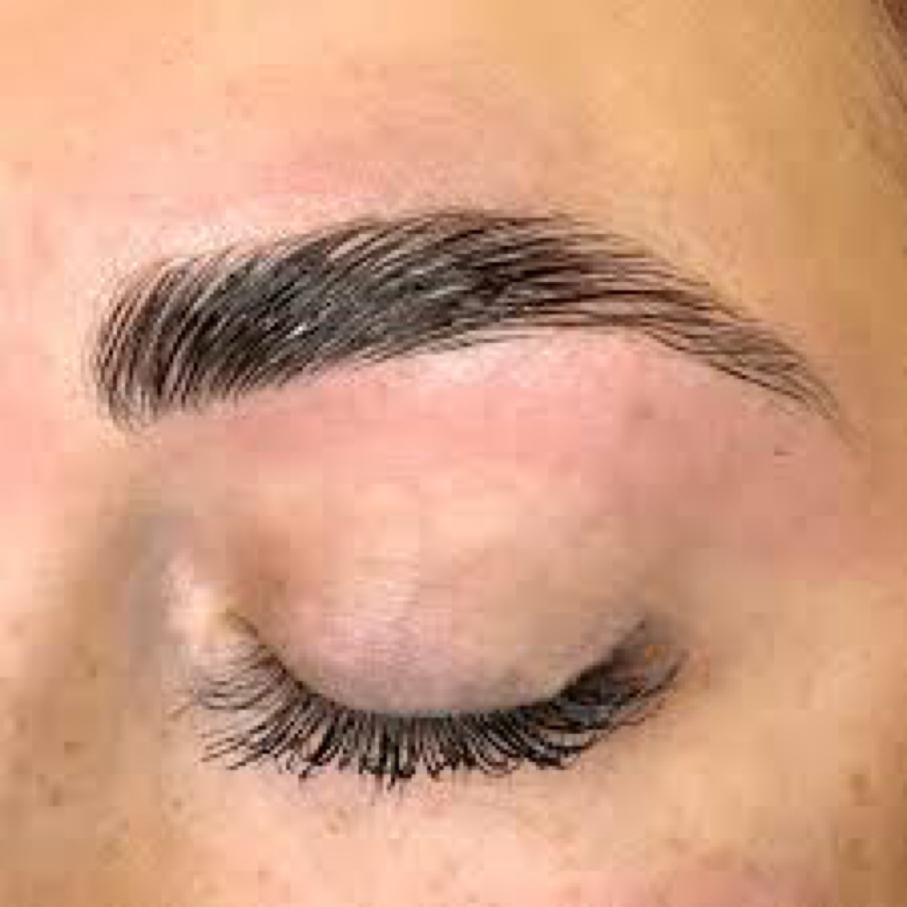 Brow lamination with tint at Studio 111 Lisa Amezcua in Fresno, CA