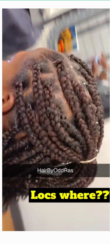 Braids over locs