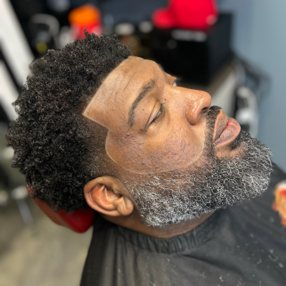 Full Service. Cut, Beard, Enhanced at Leroy Brown III in Savannah, GA