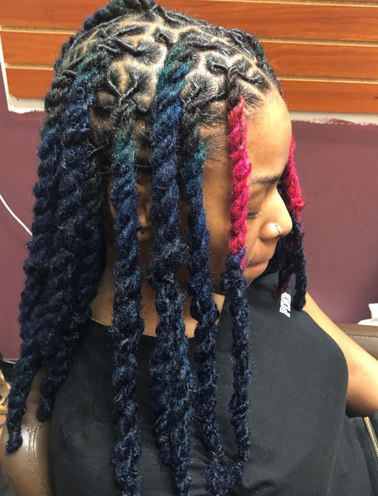 Loc'd and Lovin' It!: Spiral Clarification…..and As the Pipe Cleaner Set  Falls..