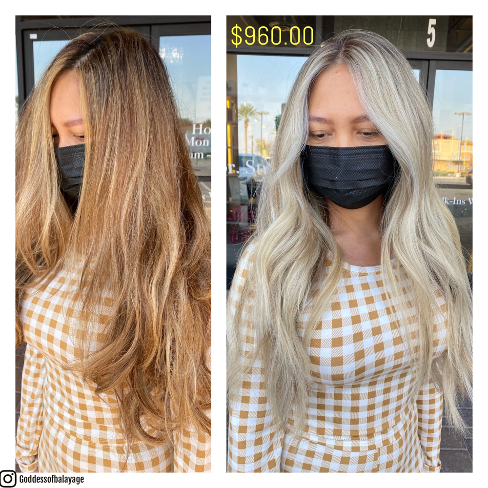 Full Balayage With Babylights