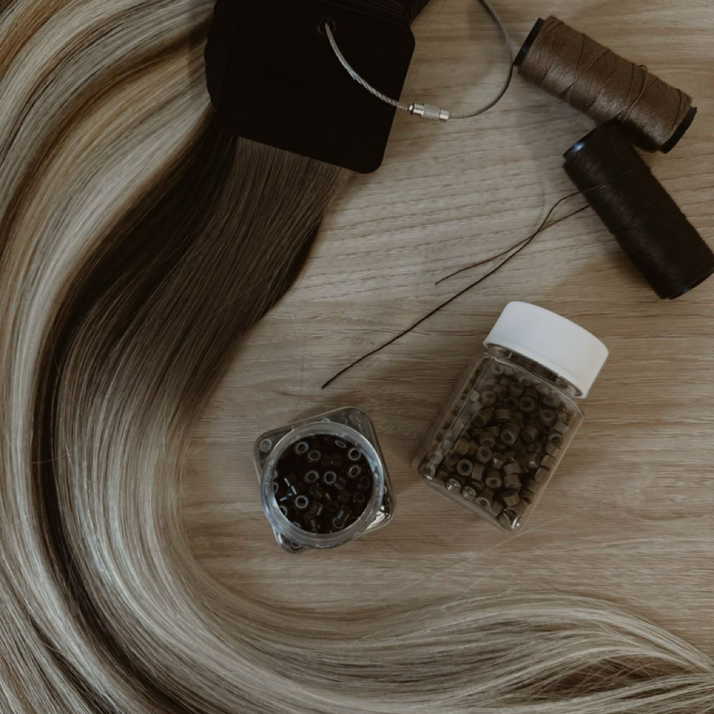 Extension Install at Fades & Foils Hair Studio in Granton, WI