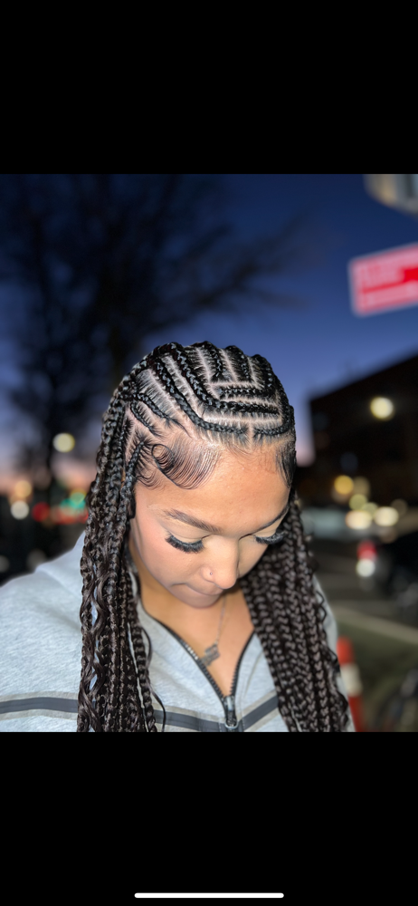 Fulani effect with hair added