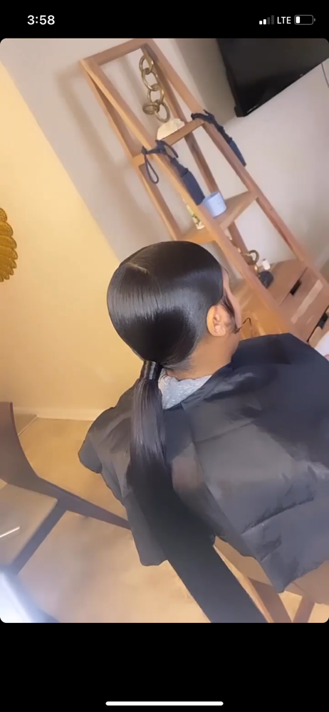 Sleek Ponytail