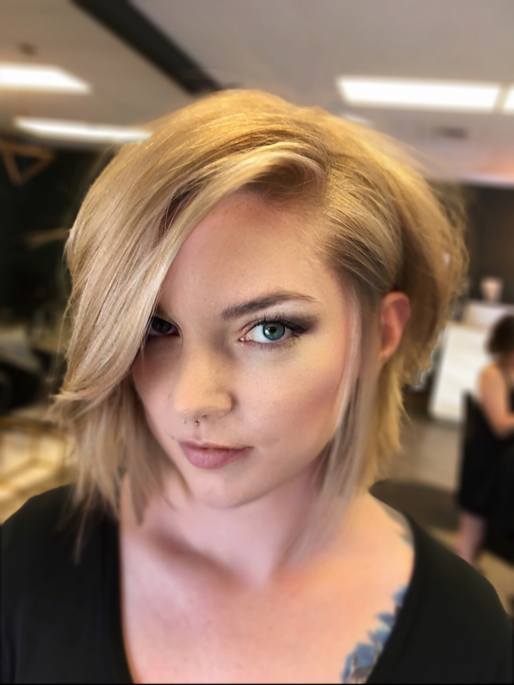 Medium Length Cut and Style