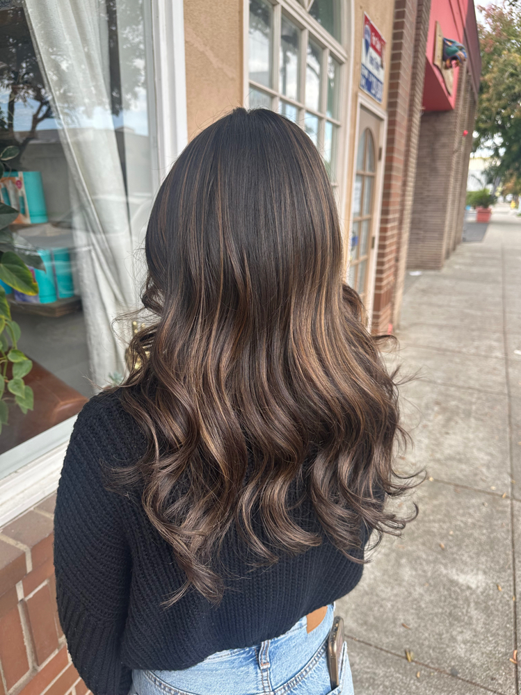 Balayage Highlights + Cut at Bohemian Rose Salon in Woodland, CA