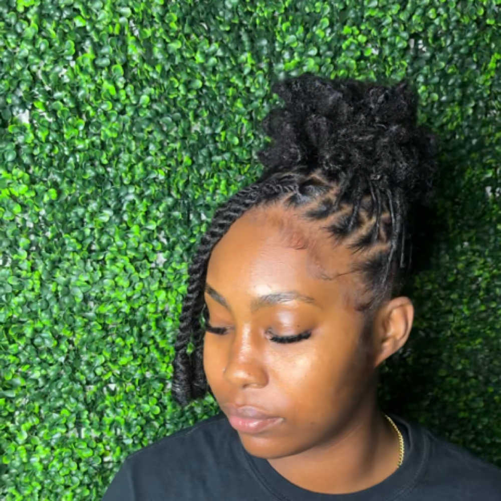 Petal Styles at Mochas Lux Locs in Hinesville, GA