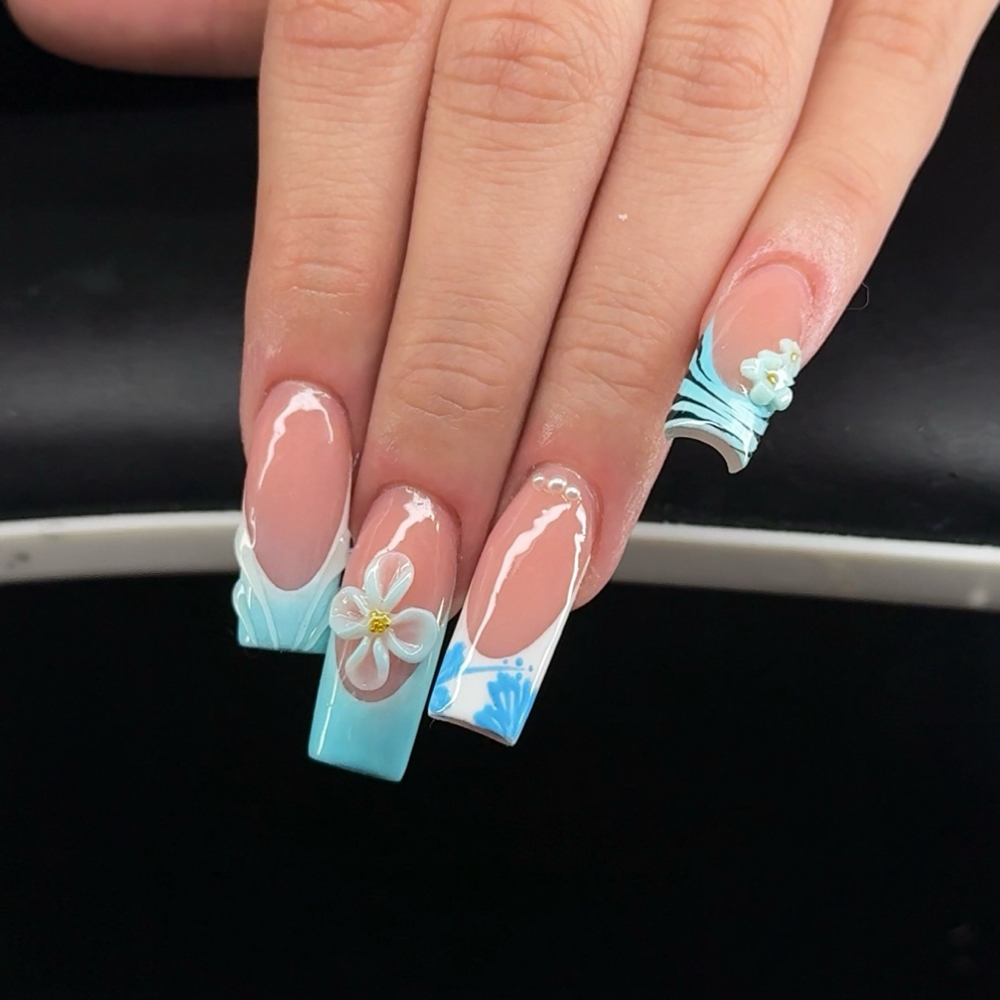 Acrylic full set🧚🏽‍♀️ at AngellooksbyjaeLLC in Tucson, AZ