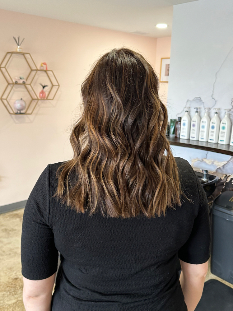 Balayage And Haircut