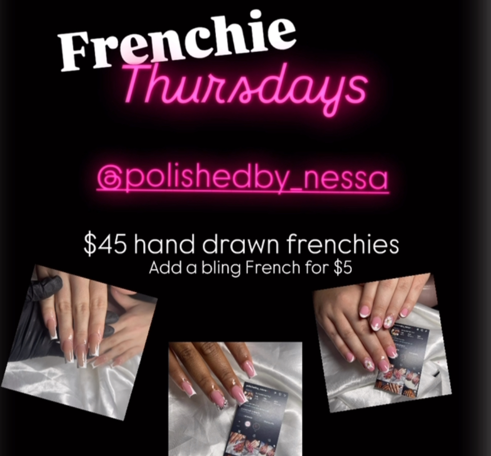 THURSDAY DEALS at Polishedbynessa in Port Richey, FL