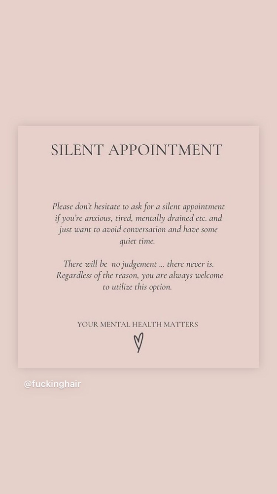 Silent Appointment ✨