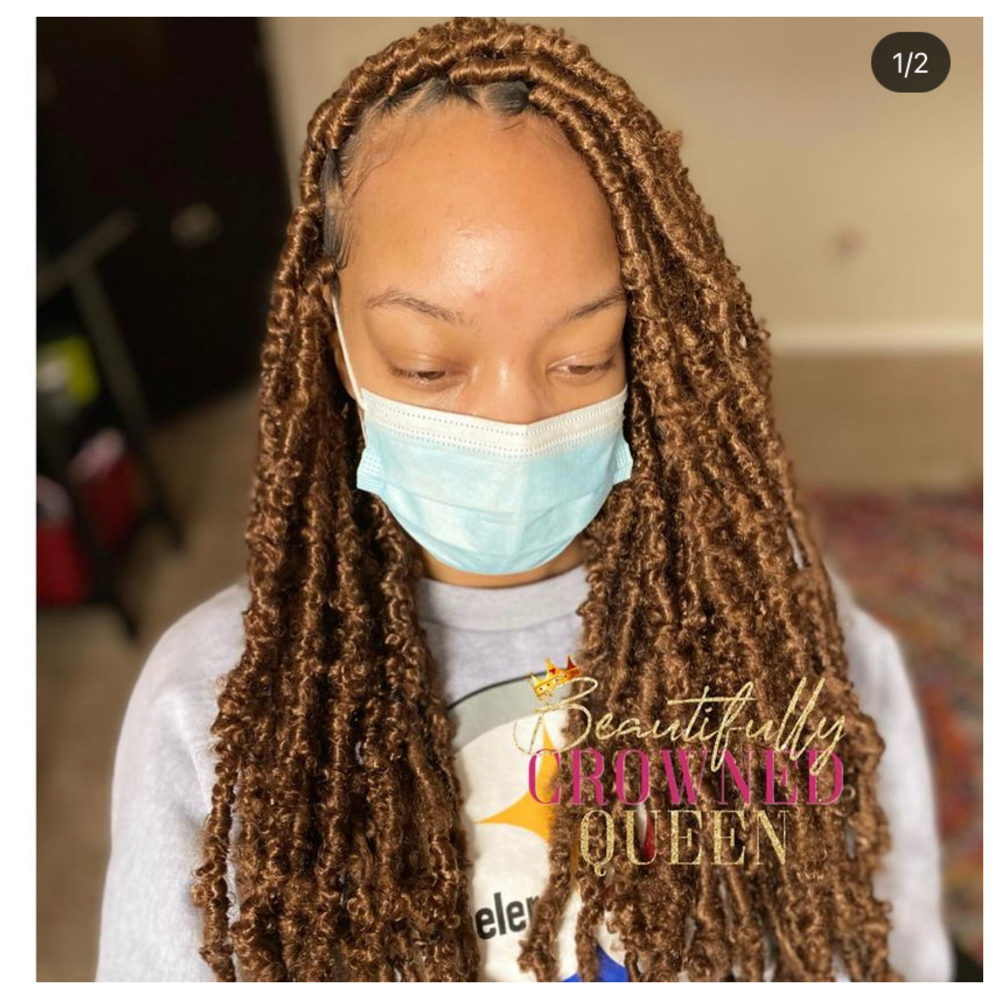 Textured Locs Without Curls