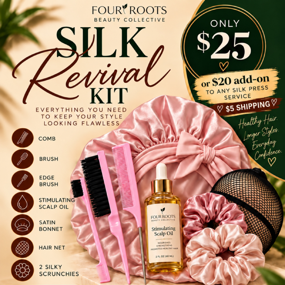 Silk Revival Kit W/Shipping at Four Roots Beauty Collective in rock island, IL
