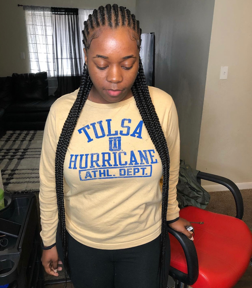Small “straight Back “ Braids