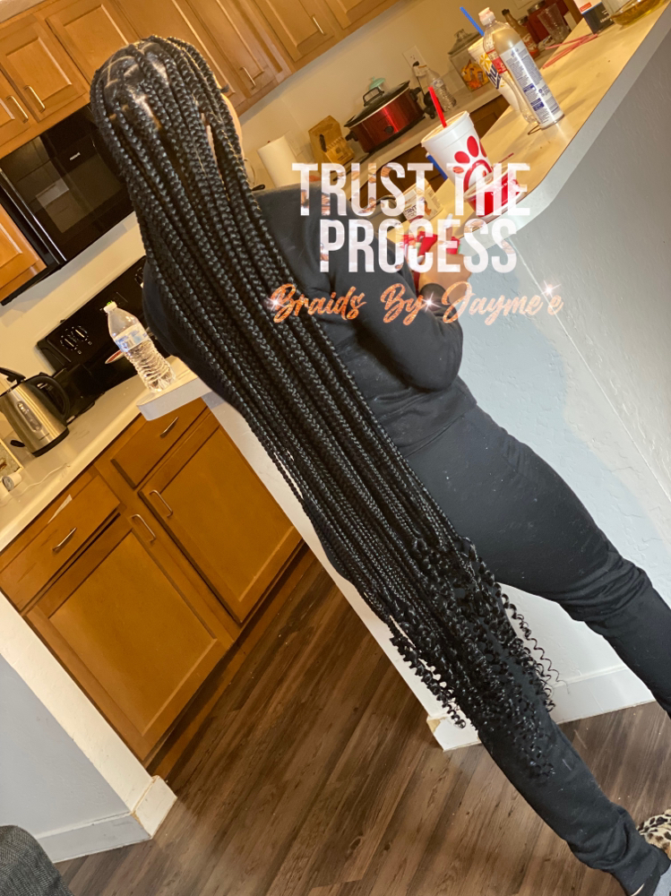 Large Calf Length Knotless