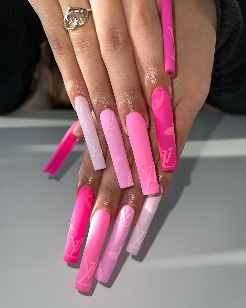 Acrylic full set extra extra long