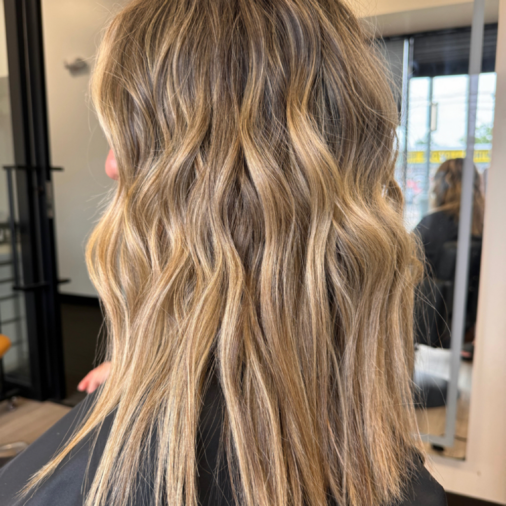 Balayage Refresh + Blowout/Haircut at Victoriapassaro.hair in Bellmore, NY