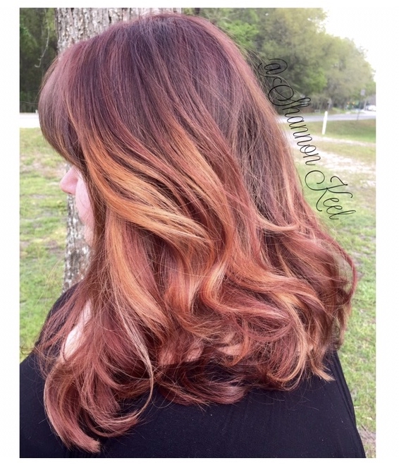 Med/ long Colormelt  & Cut