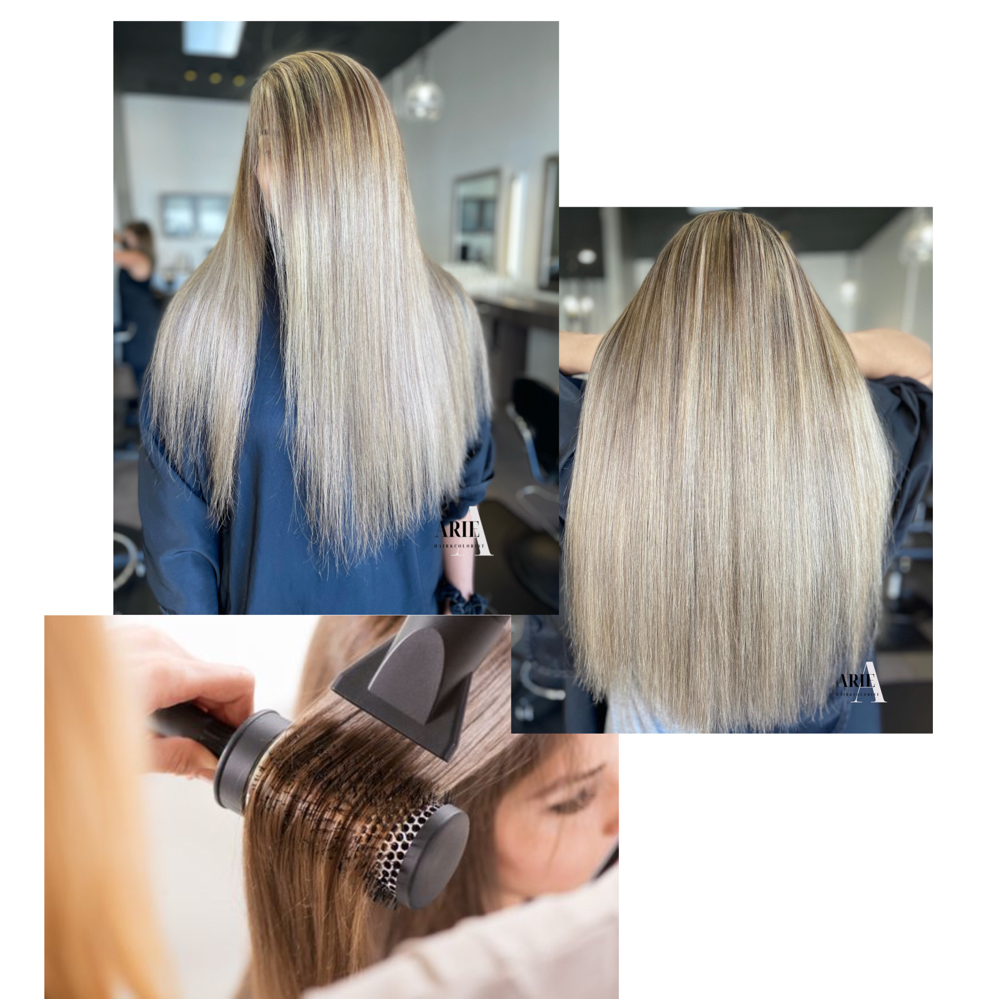 PIGMENT TO COOL  BLONDE BALAYAGE