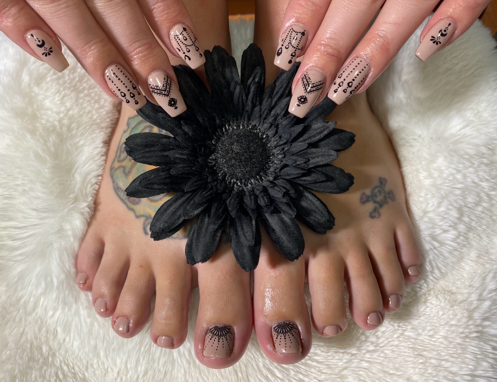 Gel Toes at Polished Up Nails in Hagerman, ID