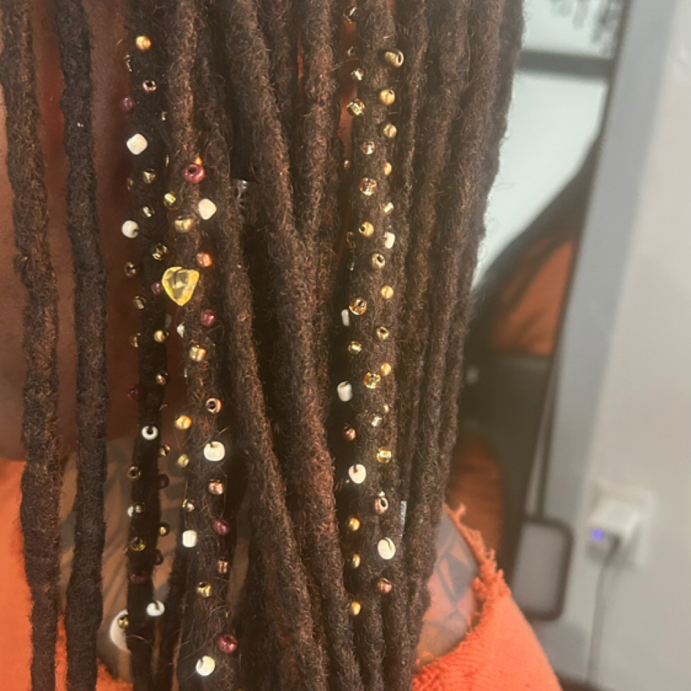 Loc Sprinkles at The Braid Society in Olive Branch, MS