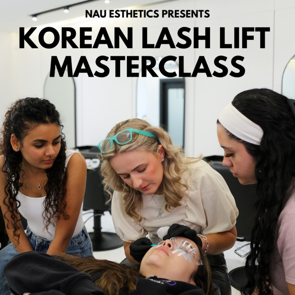 Korean Lash Lift Group Training at Nau Esthetics in Chicago, IL