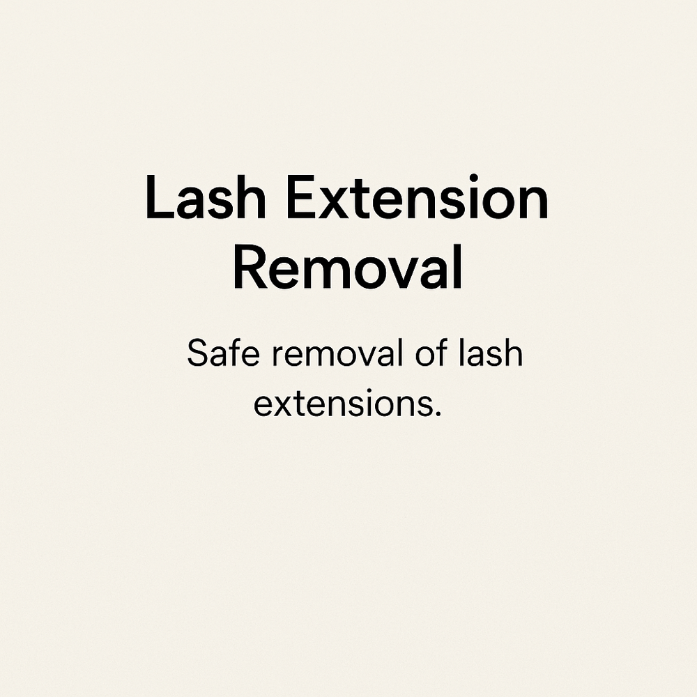 Lash Extension Removal