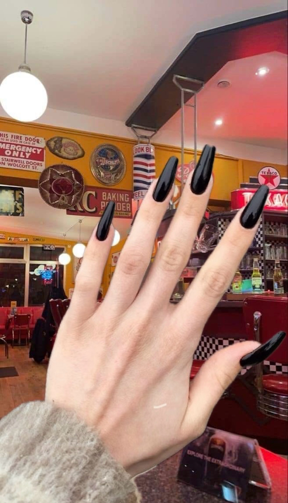 Gel Manicure long