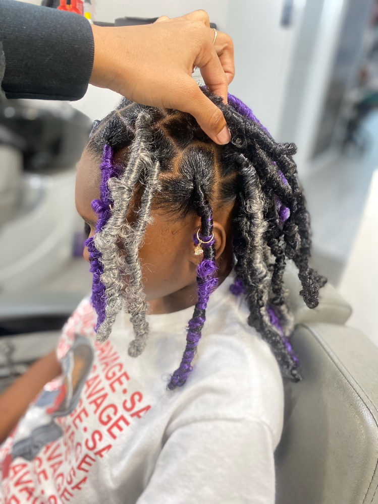 Kids Butterfly Locs