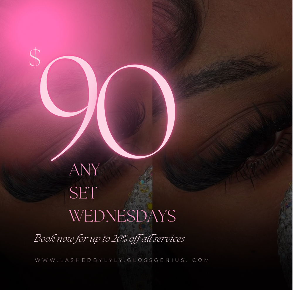 $90 Any Set Wednesdays🦄