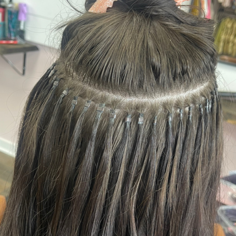 Hair extension consult at FadesbyBaylyJoe in clarksville, TN