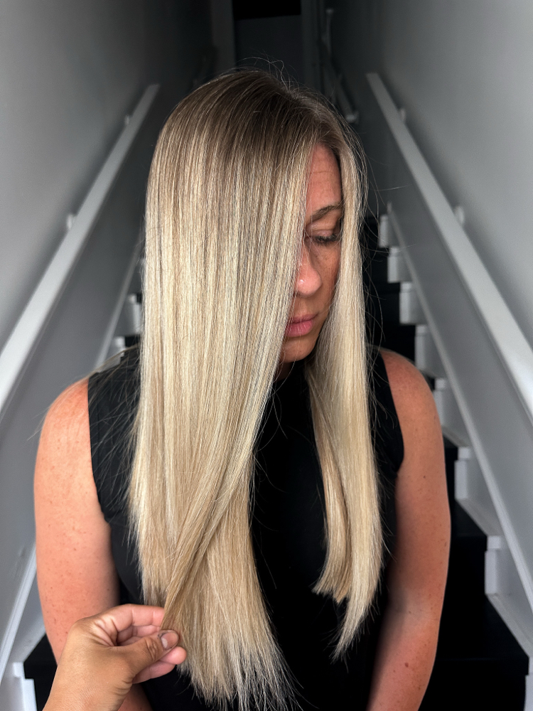 Custom Full Blonding at Kayla Pai Hair in Lake Zurich, IL