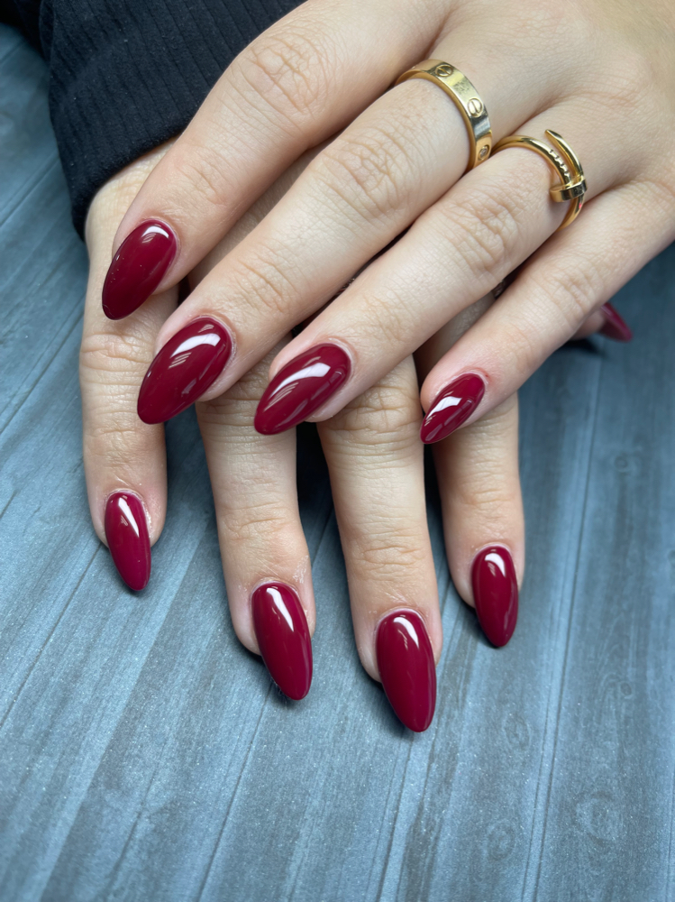 Acrylic Fill with Gel Polish