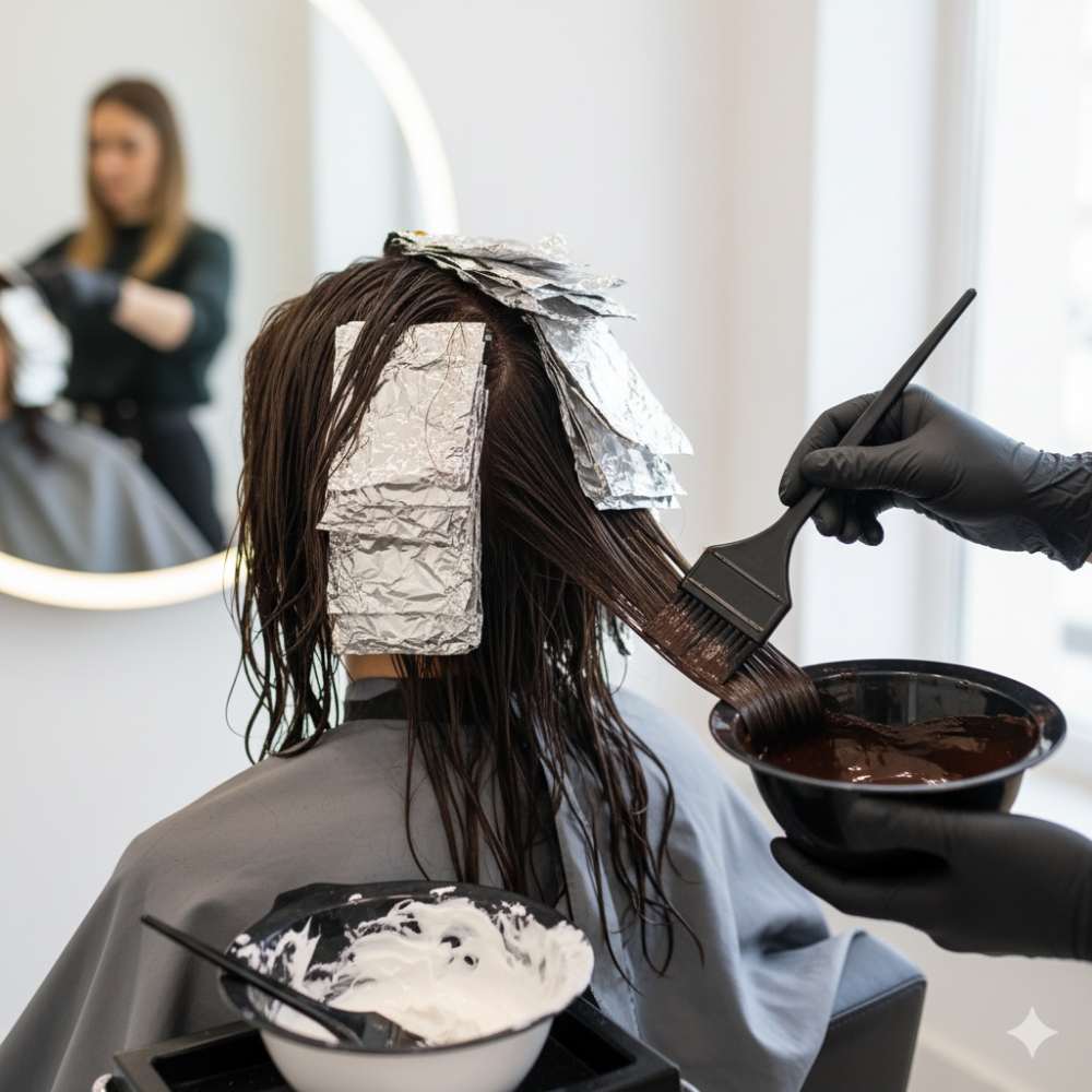 All Over Color & Partial Foil