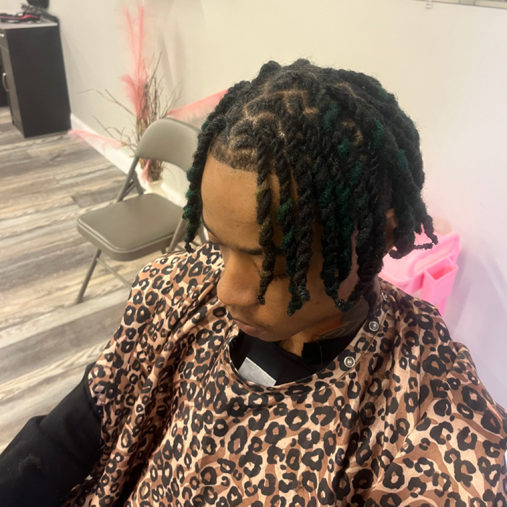 Loc Style at Tishabeautynhair in Lorain, OH