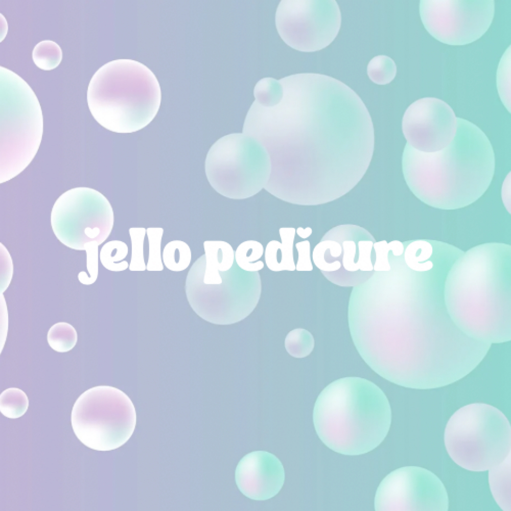 jello pedicure at Erin Nailed That in Aiken, SC